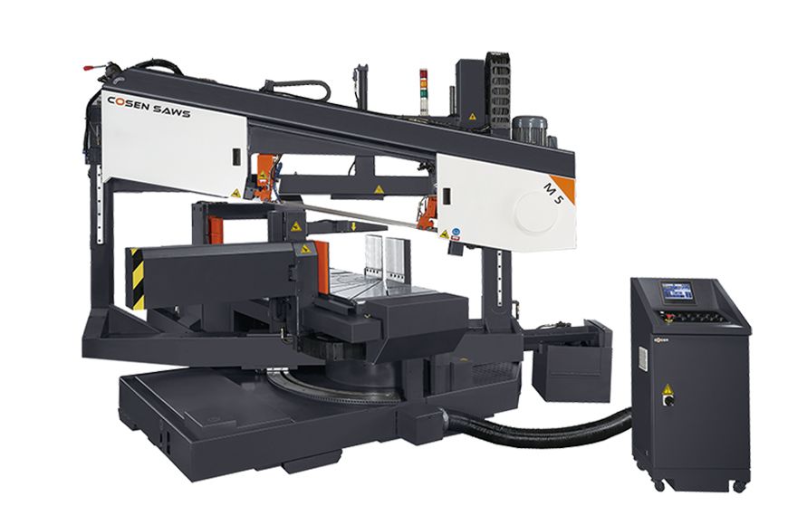 Cosen M5 dual-column production bandsaw