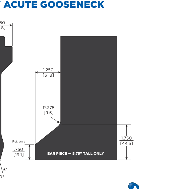 5.75" Acute Gooseneck Punch